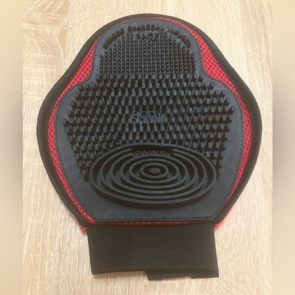 Dog Grooming Brush Gentle Bathing Glove